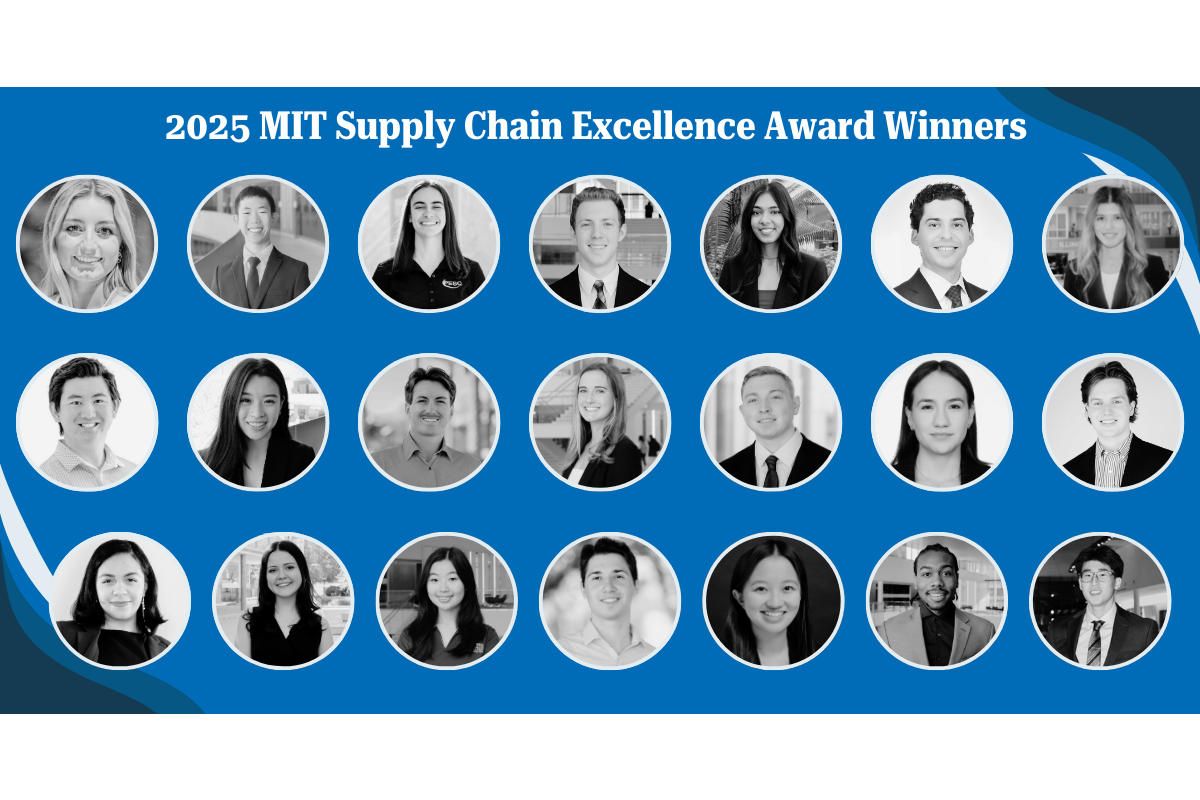 Dvacet jedna výjimečných studentů obdrželo ceny MIT Supply Chain Excellence Awards 2025
